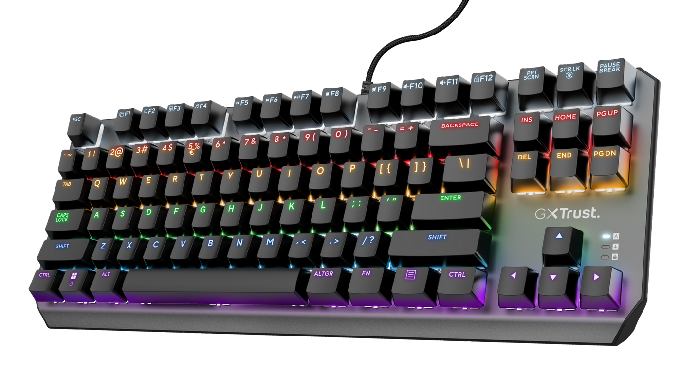 Clavier Gamer TKL sans pavé numérique 87 Touches Filaire USB