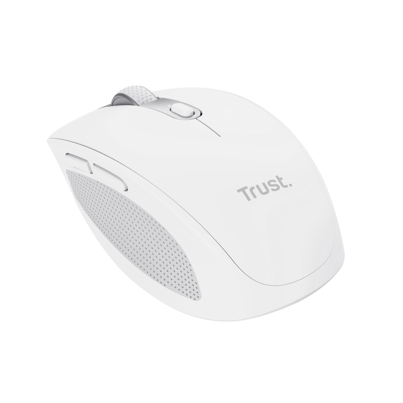 Ozaa Compact Multi-Device Wireless Mouse - White-Visual