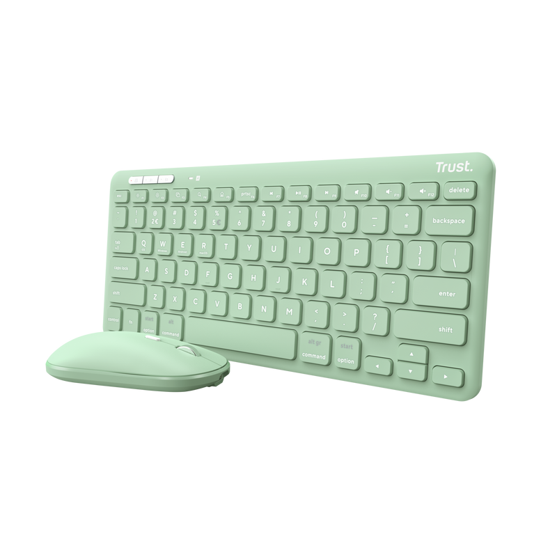Lyra Wireless Keyboard & Mouse Set - green-Visual