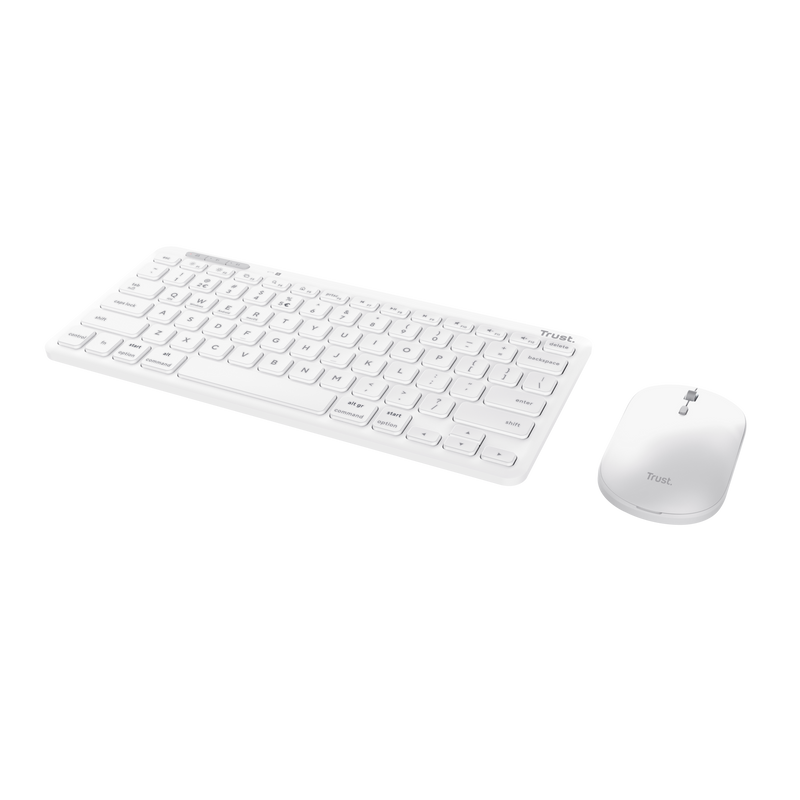 Lyra Wireless Keyboard & Mouse Set - white-Visual