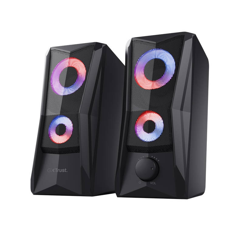 GXT 606B Javv RGB-Illuminated 2.0 Speaker Set Black-Visual