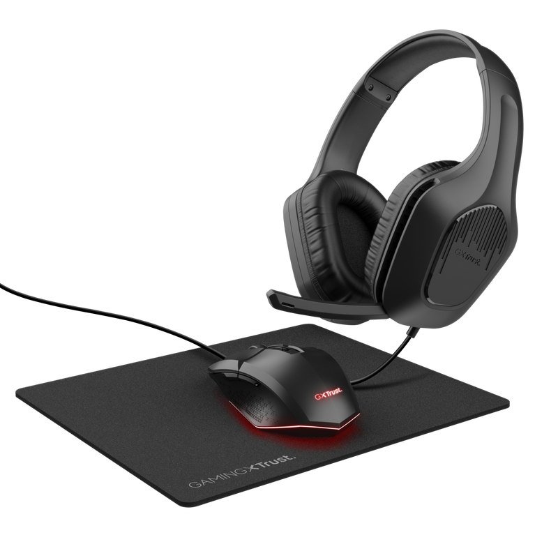 Trust.com - GXT 790 Tridox 3-in-1 Gaming Bundle - Black