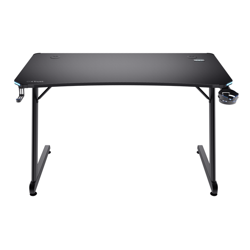 GXT 709 Luminus RGB Gaming Desk  -  Black-Visual