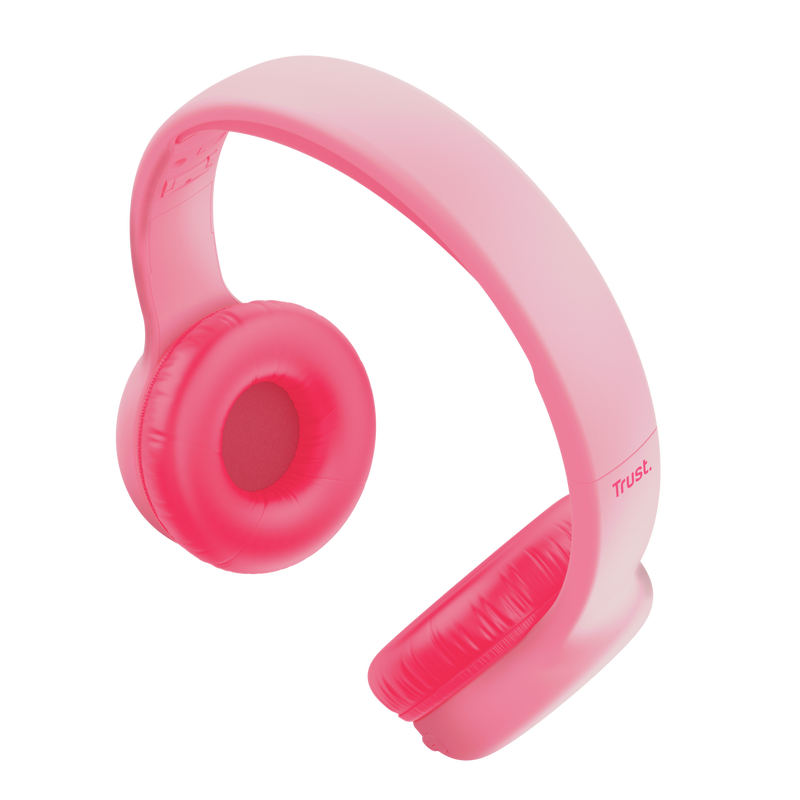Nouna Wireless Kids Headphones  -  Pink-Visual