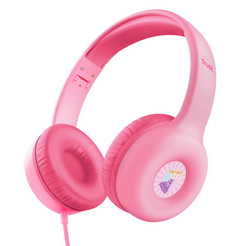 Nouna Kids Headphones - Pink-Visual