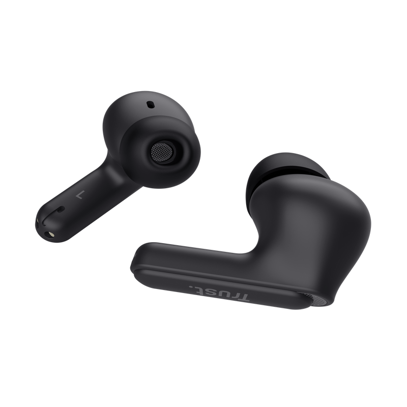 ENC Bluetooth Earphones In-Ear - Black-Visual
