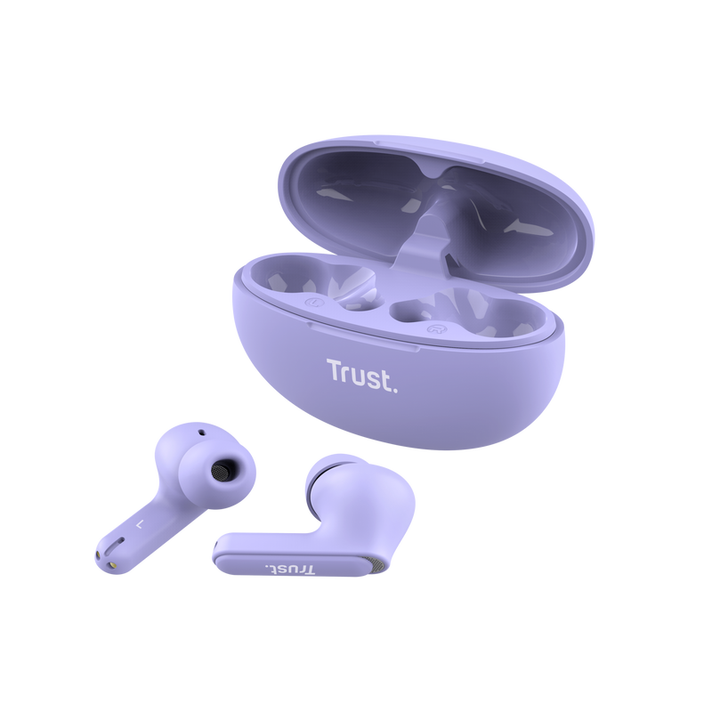 Yavi Bluetooth ENC Earbuds - Purple-Visual