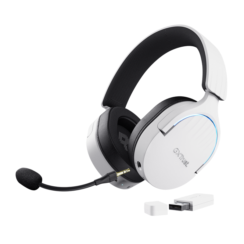 GXT 491W Fayzo Wireless Gaming Headset - White-Visual