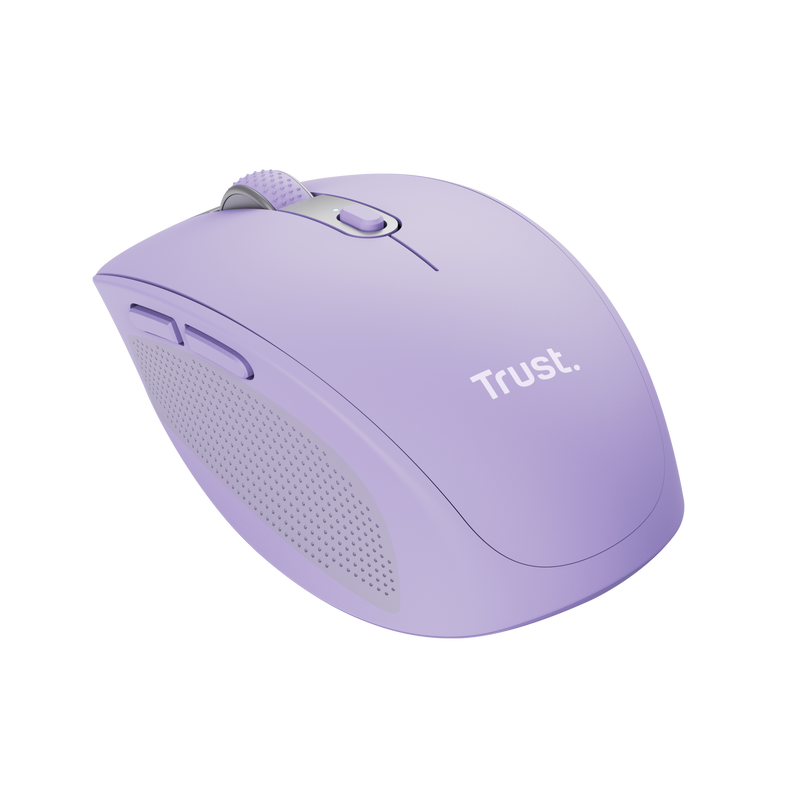 Ozaa Compact Multi-Device Wireless Mouse - Purple-Visual