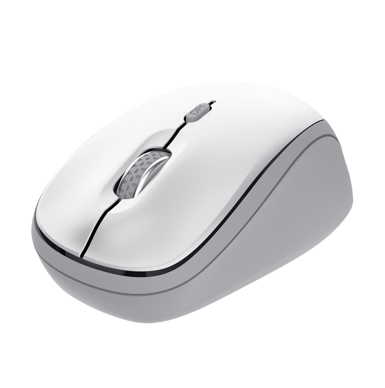 Yvi+ Multi-Device Wireless Mouse - White-Visual