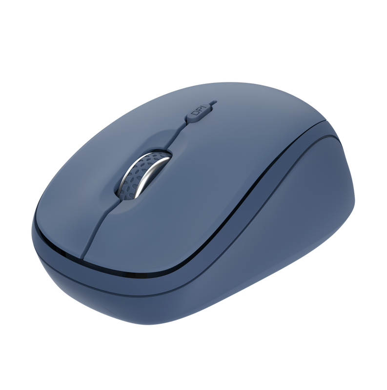 Yvi+ Multi-Device Wireless Mouse - Blue-Visual