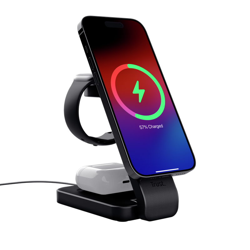 Viro 3-in-1 Wireless Magnetic Charge Stand-Visual