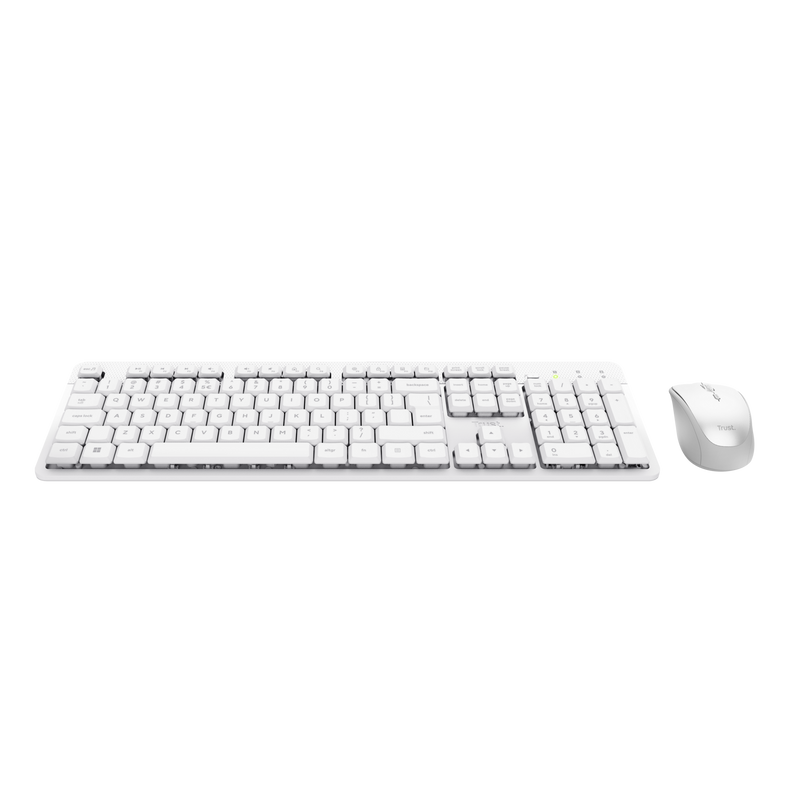 Ody II Wireless Keyboard & Mouse Set - White-Visual