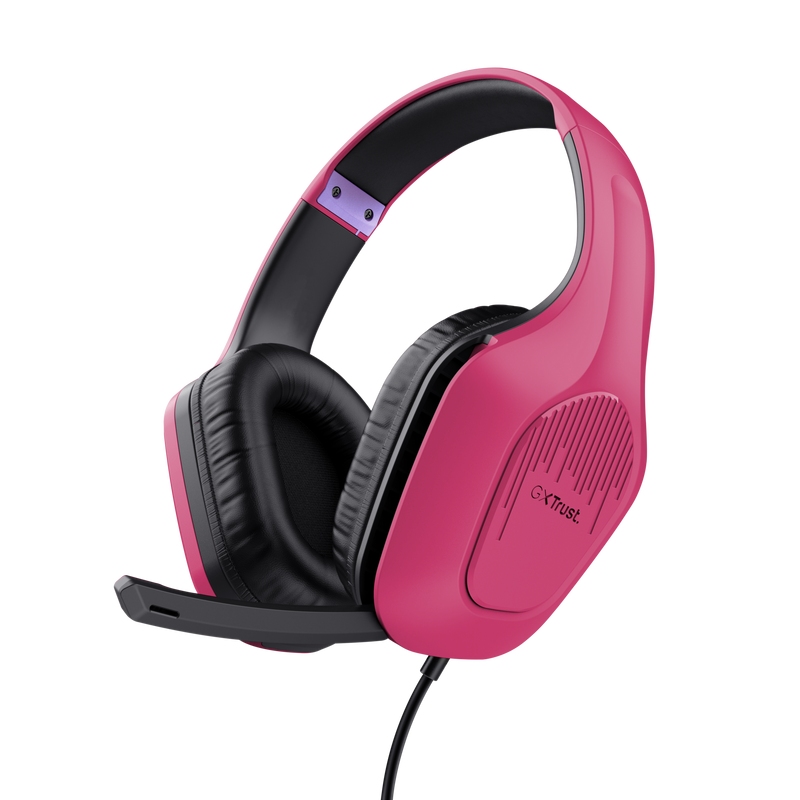 GXT 418P Rayne Lightweight Gaming Headset - Pink-Visual