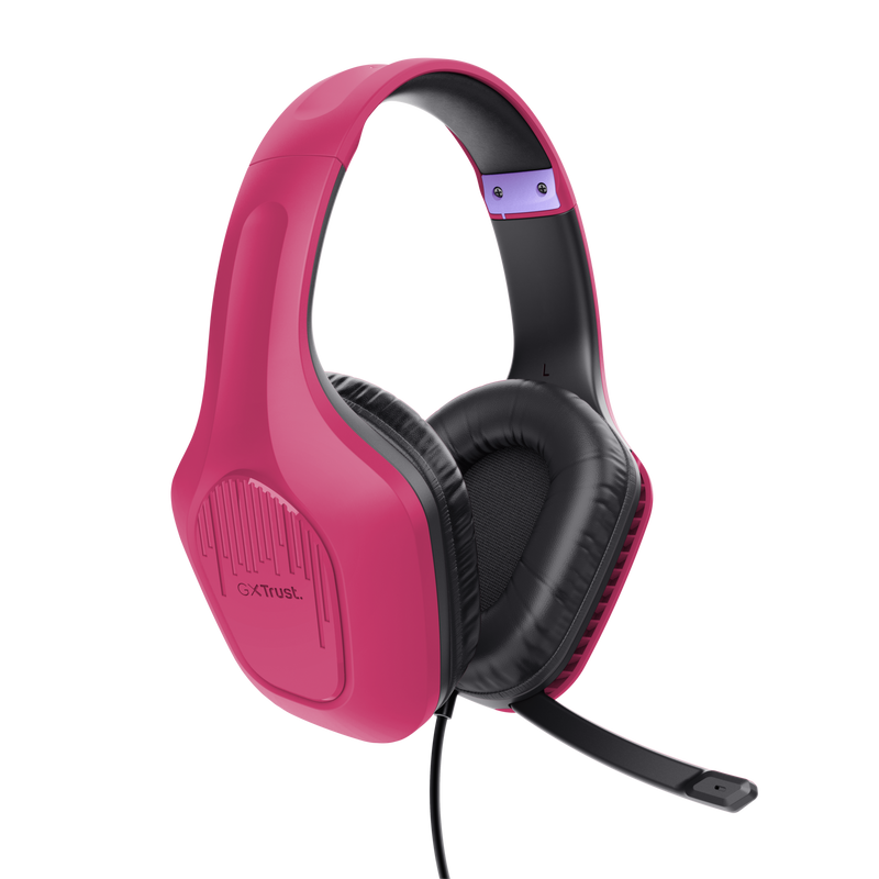 GXT 418P Rayne Lightweight Gaming Headset - Pink-Visual