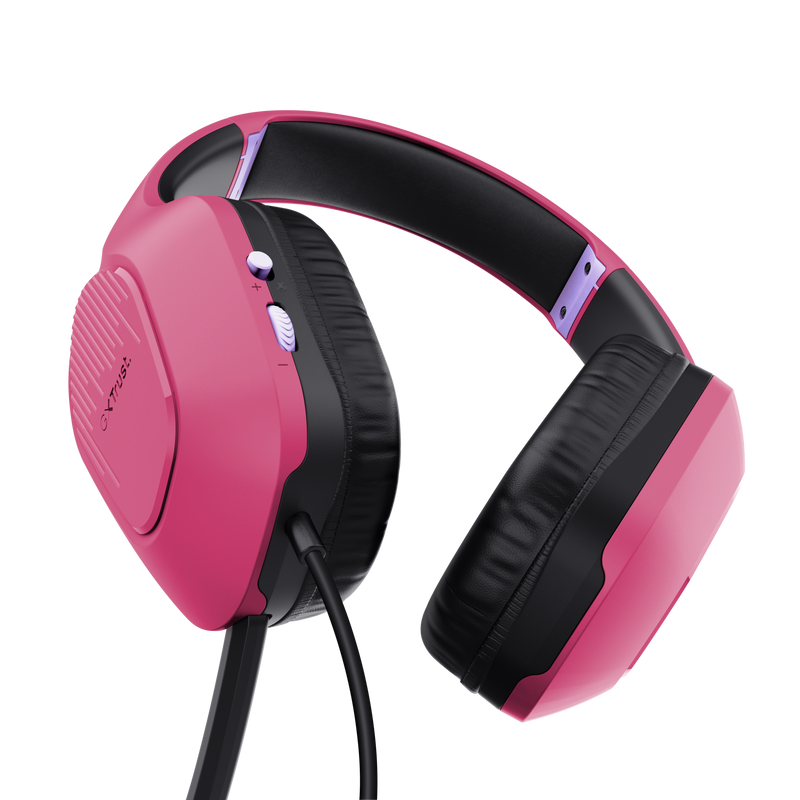 GXT 418P Rayne Lightweight Gaming Headset - Pink-Visual