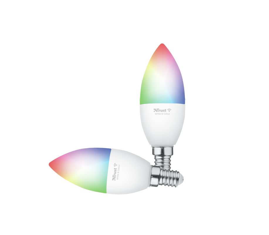 Smart WIFI LED Candle White & Colour E14 (duo-pack)-Visual