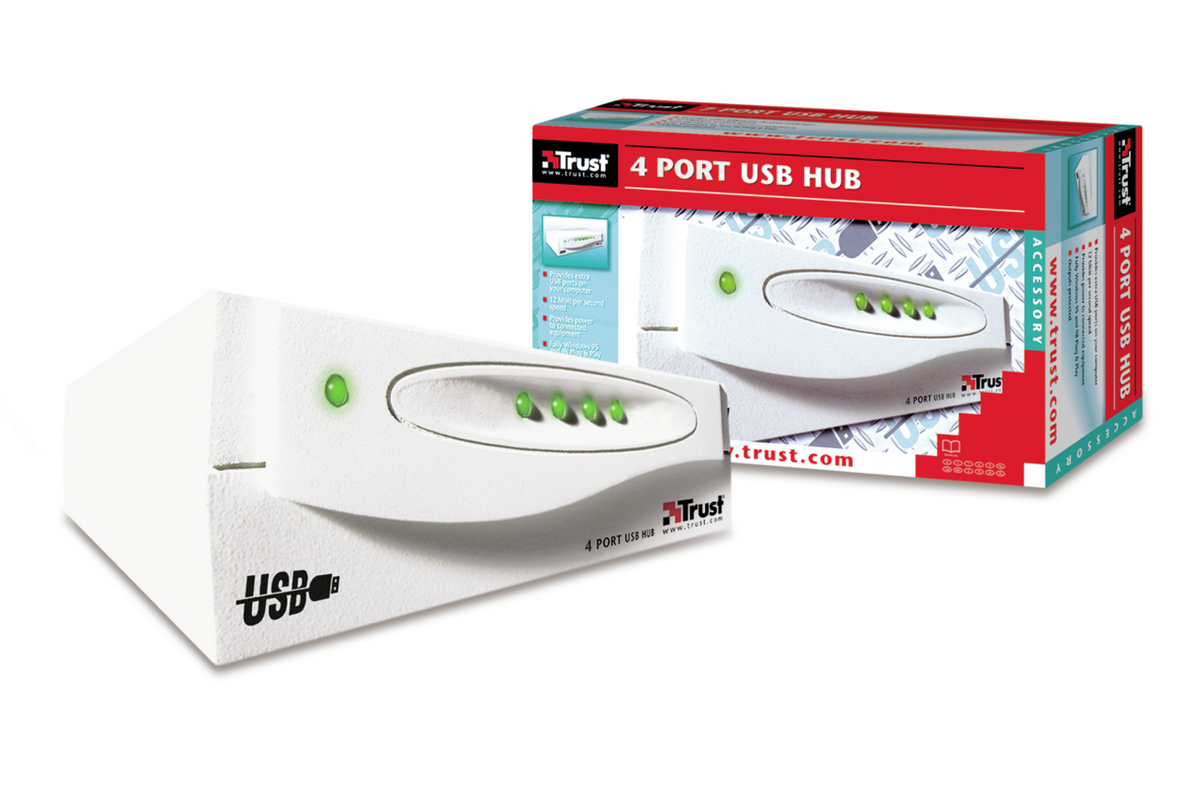 4 Port USB Hub-VisualPackage