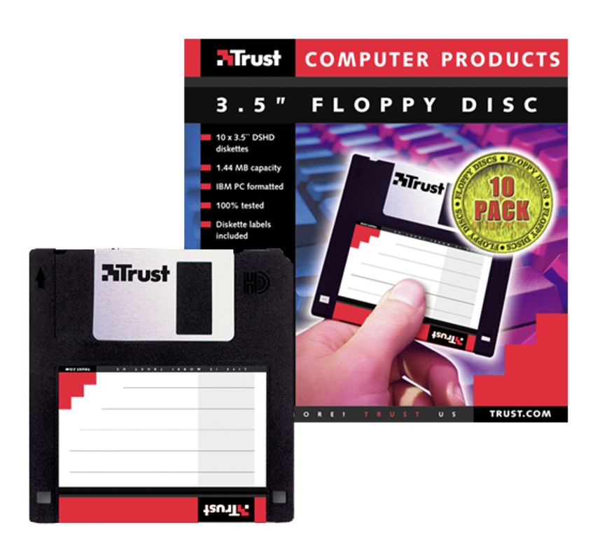 3.5" Floppy Disc 10-pack-VisualPackage