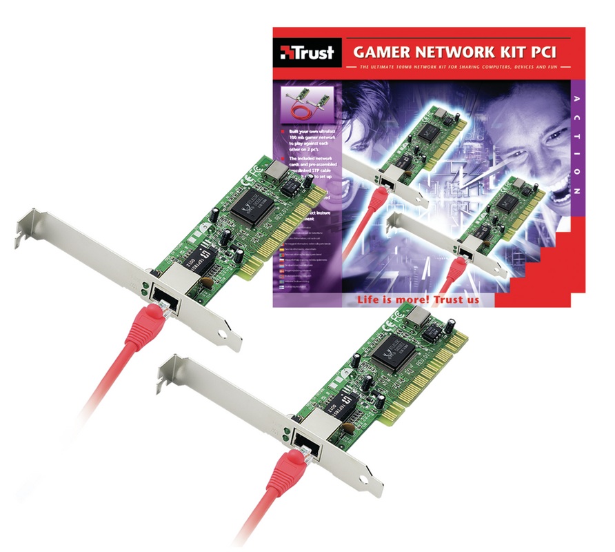 Gamer Network Kit PCI-VisualPackage