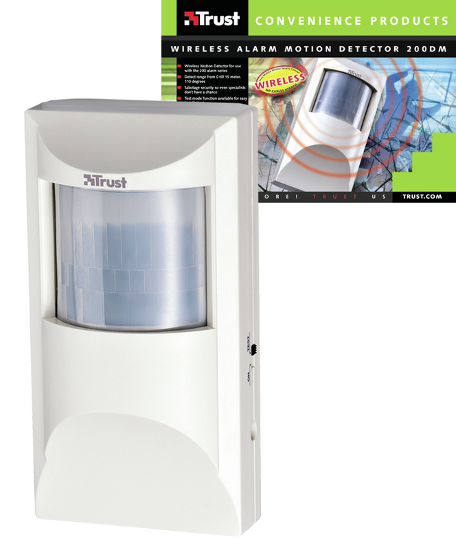 Wireless Alarm Motion Detector 200DM-VisualPackage