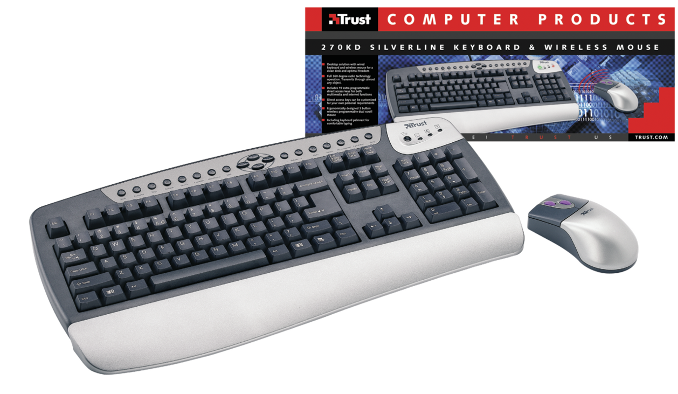Silverline Keyboard & Wireless Mouse 270KD-VisualPackage
