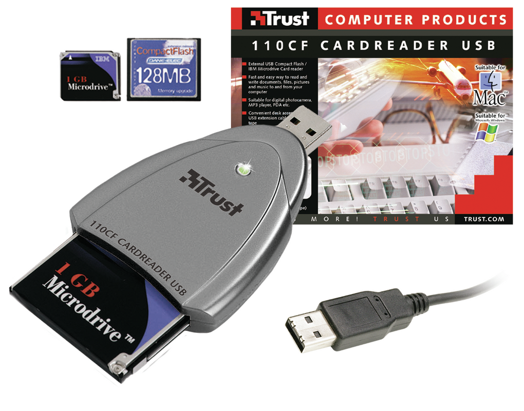 CardReader CF USB 110-VisualPackage