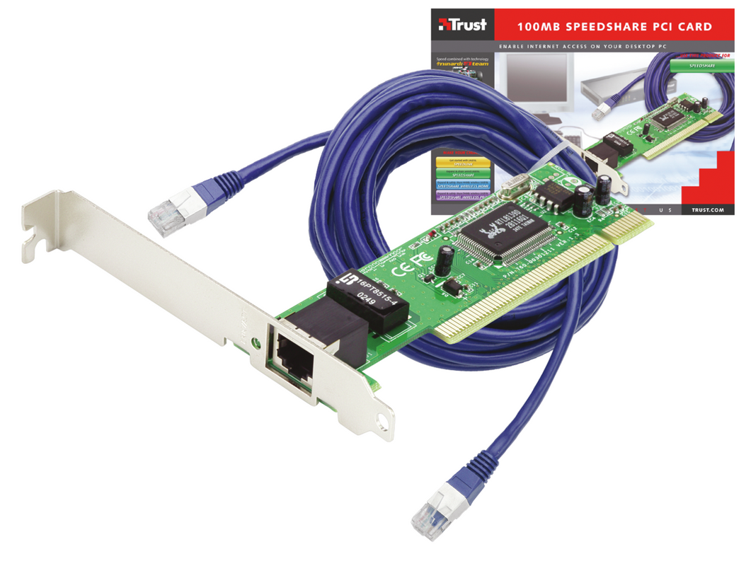 100MB SpeedShare PCI Card-VisualPackage
