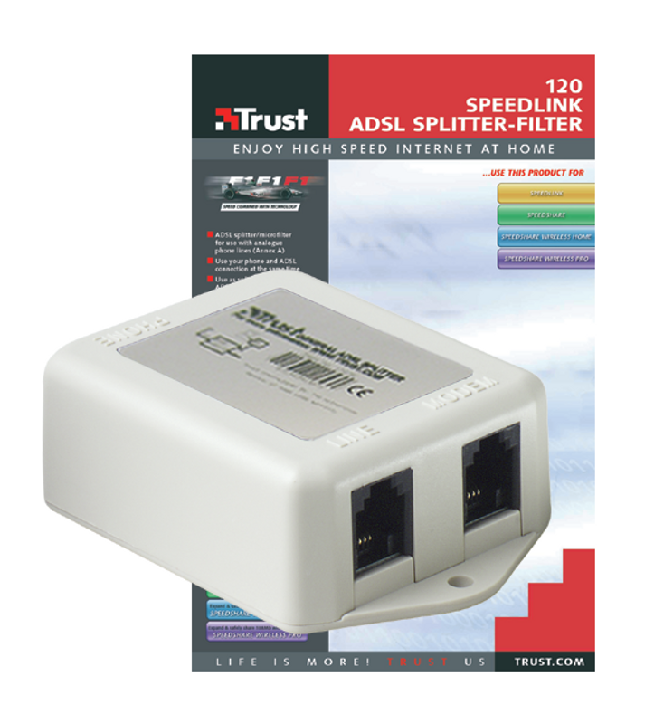ADSL Splitter-Filter Speedlink 120-VisualPackage