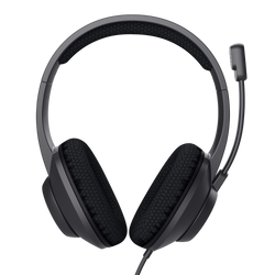 Cuffie Trust Urban Rimix Con Microfono E Telecomando – Grigio/Rosso – Pieghevoli E Comode Per Smartphone