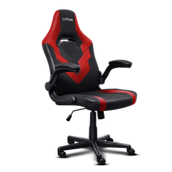 RS Gaming RGX - Sedia Gaming Con Schienale Alto, Ecopelle, Colore Nero/Rosso
