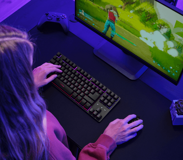 Product Highlight image Small keyboard, big play