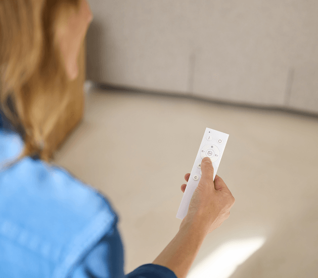 Product Highlight image Operate with the remote control  