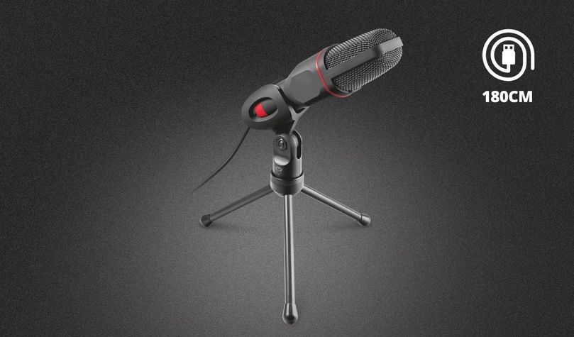 Microphone gaming USB GXT 212 Mico Noir TRUST : le microphone à Prix  Carrefour