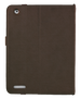 Premium Folio Stand for iPad - mocca-Back