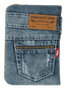 Jeans Folio Stand for 7-8” tablets - blue denim-Back