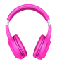 Dura Bluetooth wireless headphones - neon pink-Back