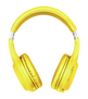 Dura Bluetooth wireless headphones - neon yellow-Back