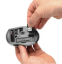 Wireless Laser Mini Mouse - Carbon Edition MI-7760Cp-Bottom