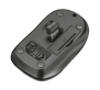 Inu Small Wireless Mouse - black-Bottom