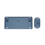Lyra Wireless Keyboard & Mouse Set - blue-Bottom