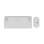 Lyra Wireless Keyboard & Mouse Set - white-Bottom