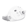 Bayo+ Multidevice Ergonomic Wireless Mouse - White-Bottom