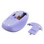 Yvi+ Multi Device Wireless Mouse Purple-Bottom