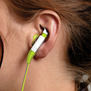 Fit In-ear Sports Headphones - green-Extra
