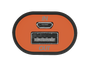 Cinco PowerBank 2600 Portable Charger - black/orange-Front