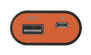 Cinco PowerBank 5200 Portable Charger - black/orange-Front