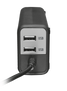 Duo Universal 70W Laptop charger with 2 USB ports-Front