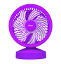 Ventu USB Cooling Fan - purple-Front