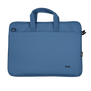 Bologna Slim Laptop Bag 16 inch Eco - blue-Front